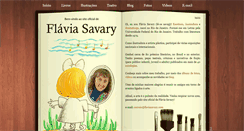 Desktop Screenshot of flaviasavary.com